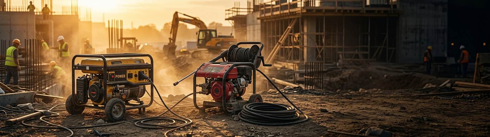 Generators and pressure washers on sale