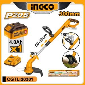 INGCO Cordless Grass Trimmer With 4.0Ah Battery — buy online Australia