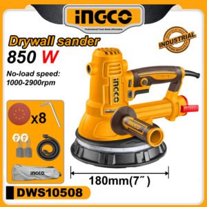 INGCO 850W Electrical Dry Wall Sander 180mm (7″) — buy online Australia