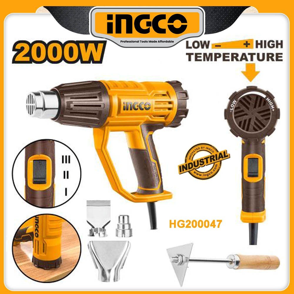 INGCO 2000w Heat Gun (HG200047) — buy online Australia
