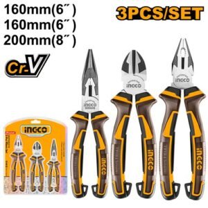 INGCO 3pcs Industrial Pliers Set — buy online Australia