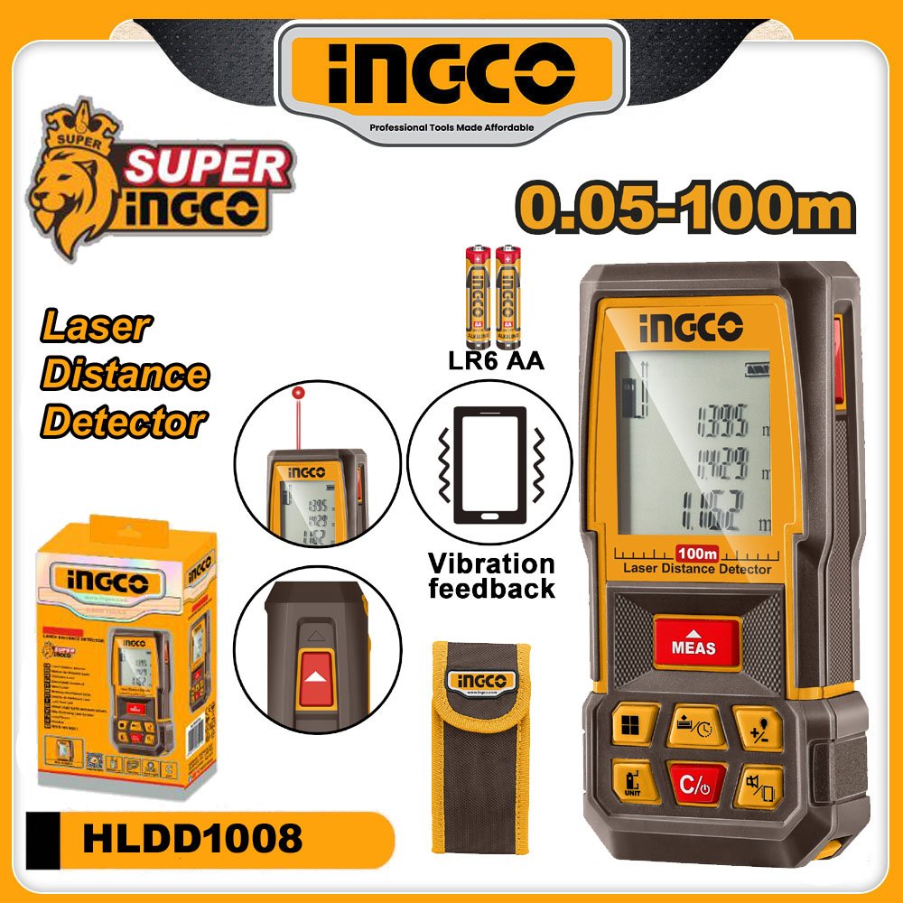 INGCO 100M Laser Distance Detector — buy online Australia