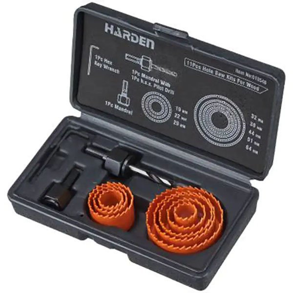 Harden 11pcs Hole Saw Set — buy online Australia