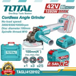 Total 42v Cordless Brushless Angle Grinder 100mm — buy online Australia