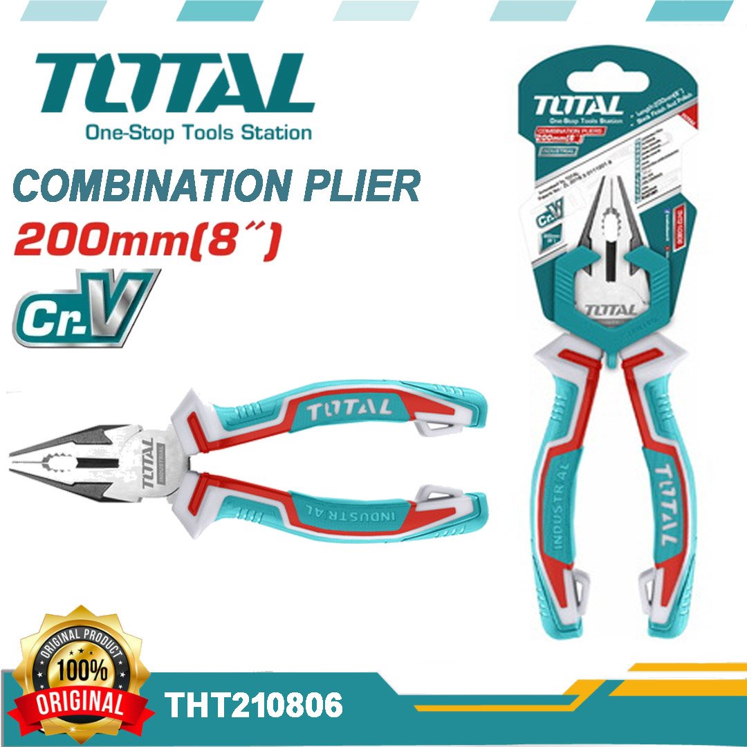 TOTAL 8″ Industrial Combination Pliers — buy online Australia