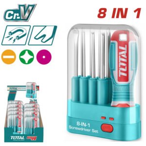 TOTAL 9pcs Interchangeable Screwdriver — buy online Australia