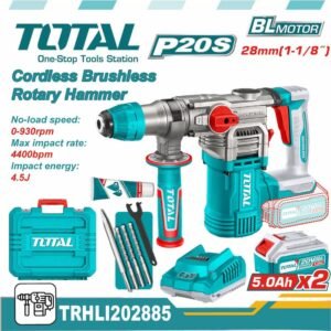 TOTAL 20v Brushless Cordless Hammer Drill 28mm — buy online Australia