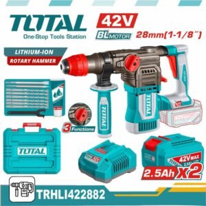 TOTAL 42v Cordless Brushless Hammer Drill 28mm — buy online Australia