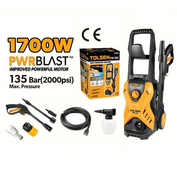Tolsen 1700w High Pressure Washer — view 2