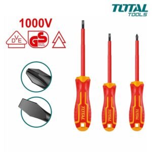 TOTAL 3pcs Insulated Screwdriver Set — buy online Australia