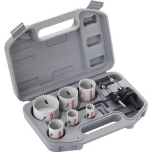 Bosch 2608580803 9pc HSS Bi-Metal Plumbers Holesaw Set — buy online Australia