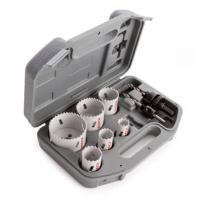 Bosch 2608580804 9pc HSS Bi-Metal Electricians Holesaw Set — buy online Australia