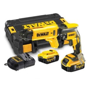 DeWalt DCF620P2 18V XR Brushless Drywall Screwdriver Kit (2 x 5.0Ah Li-Ion Batteries, Charger & Case) — buy online Australia