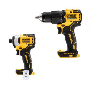 Dewalt DCF809N 18v Brushless Impact Driver with DCD709N 18v Brushless Combi Drill Naked Twin Pack — buy online Australia