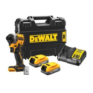 Dewalt DCF850E2T 18v XR Powerstack Brushless Impact Driver Kit C/W 2 x Powerstack Batteries — buy online Australia