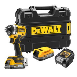 Dewalt DCF860E2T 18v XR Brushless Compact Impact Driver Kit – 2 x Powerstack Batteries — buy online Australia