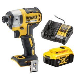 DeWalt DCF887N 18V XR Brushless Impact Driver (Body Only) & DCB184 5.0Ah Battery & DCB1104 Charger — buy online Australia