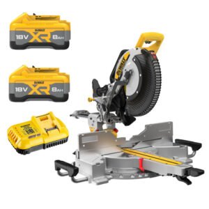 Dewalt DCS782N 18v XR 305mm Mitre Saw Kit – 2 x 8.0ah Tabless Batteries & Charger — buy online Australia
