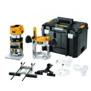 DeWalt DCW604NT-XJ 18V XR Brushless Router/Trimmer with Extra Bases (Body Only) — buy online Australia