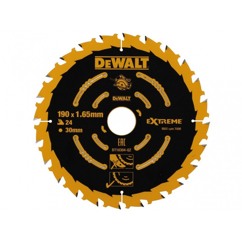 DeWalt DT10304 Extreme Framing Saw Blade (190 x 1.65 x 30mm) — buy online Australia