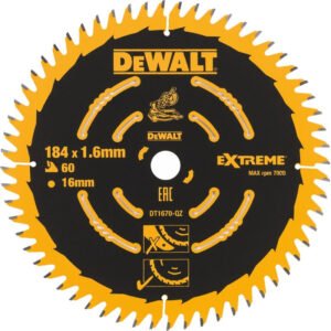 Dewalt DT1670 Extreme 2nd Fix 184mm Circular Saw Blade for DCS365 Mitre Saw — buy online Australia