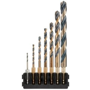 Dewalt DT70831 7pc Hex Black & Gold Drill Bit Mix Bar — buy online Australia