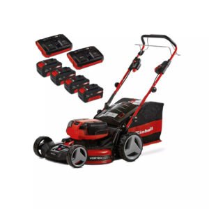 Einhell 3413200 Einhell GP-CM 36/47 S HW Li 36V (Twin 18V) Brushless Lawn Mower, 4x 4.0Ah Batteries & 2x Twin Chargers — buy online Australia
