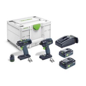 Festool 577245 Screwdriver and Drill Twin Set TID 18 HPC 4,0 I-Set T18 — buy online Australia