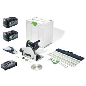 Festool 577589 18v Plunge-Cut Saw TSC 55 KEB-Basic Kit In Systainer with Batts,Charger and Rail Kit — buy online Australia
