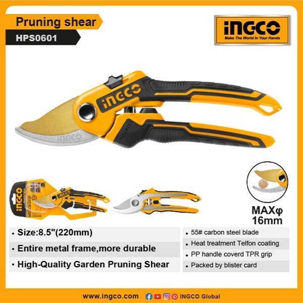 INGCO 8.5” Pruning shear — view 2