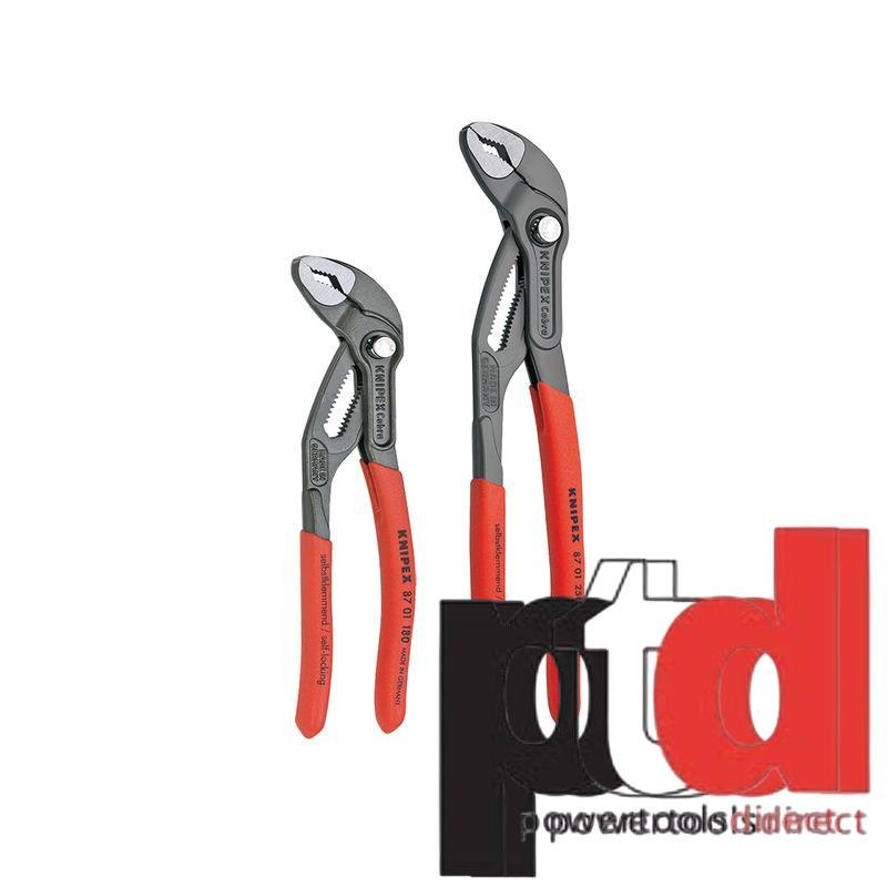 Knipex 003120V01 2pc Cobra Water Pump Pliers Set – Cushion Grip — buy online Australia