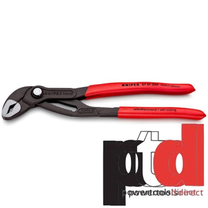 Knipex 8701250 250mm Cobra High-Tech Water Pump Pliers — buy online Australia