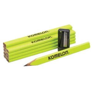 Komelon XMS25PENCILS Carpenters Pencils & Sharpener Set — buy online Australia
