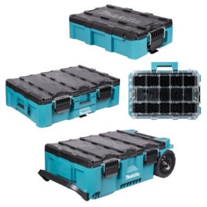 Makita 4 Piece MAKTRAK Tool Box Set – Rolling Tool Chest, Large Toolbox, Medium Toolbox & Deep Medium Organiser — buy online Australia