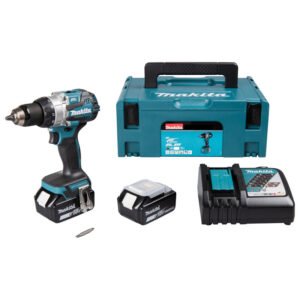 Makita DHP489RTJ 18v Brushless 2-Speed Combi Drill Kit – 2 x 5.0ah Batteries — buy online Australia