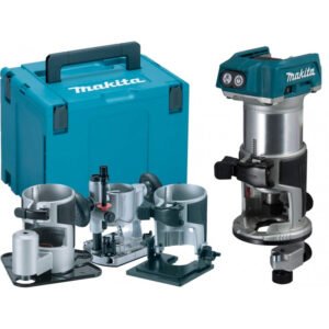 Makita DRT50ZJX3 18V LXT Brushless Router/Trimmer with Extra Bases (Body Only) — buy online Australia