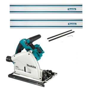 Makita DSP601ZJU 18vx2 165mm Brushless LXT Plunge Saw Naked with 2 Rails and Connector Set — buy online Australia