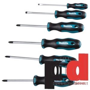 Makita E-10528 6pc Slotted, Pozi & Phillips Screwdriver Set — buy online Australia