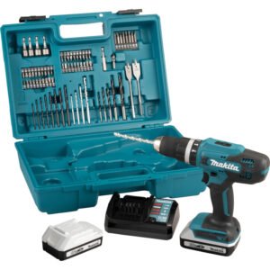 Makita HP488DAEX1 G-SERIES 18v Combi Drill Kit with 2 Batteries, Charger and Case — buy online Australia