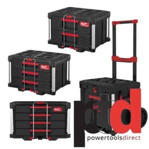 Milwaukee 4 Piece Packout Bundle – Rolling Drawer, 2 Drawer, 3 Drawer & 4 Drawer Tool Boxes — buy online Australia