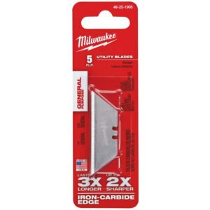 Milwaukee 48221905 General Purpose Utility Blades 5pk — buy online Australia