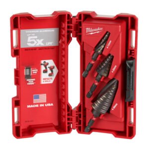 Milwaukee 48899266 3pc Shockwave Step Drill Set — buy online Australia