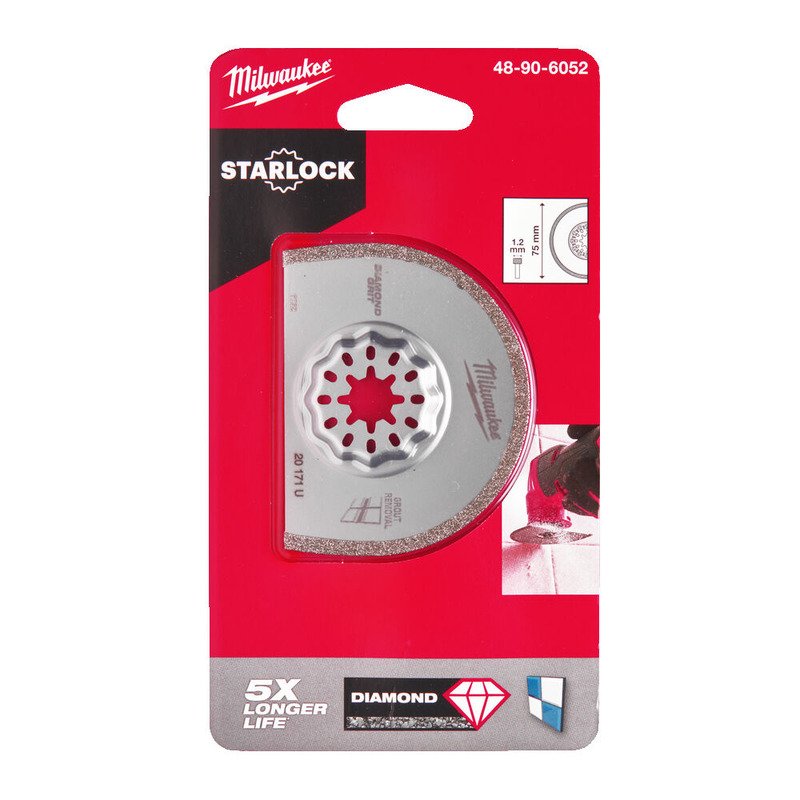 Milwaukee 48906052 1.2mm Diamond Grit Blade for Removing Damaged Grout — buy online Australia