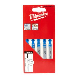 Milwaukee 4932254063 T118A Jigsaw Blades – Pack of 5 (55 x 1.2mm) — buy online Australia