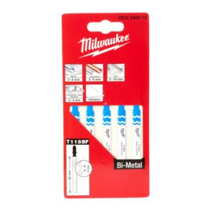 Milwaukee 4932340012 T118BF Metal Jigsaw Blades – Pack of 5 — buy online Australia