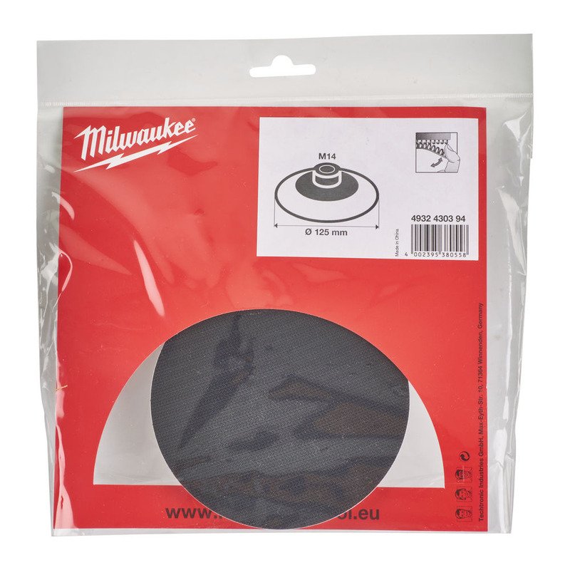 Milwaukee 4932430394 125mm Polishing Backing Pad with M14 Thread — buy online Australia