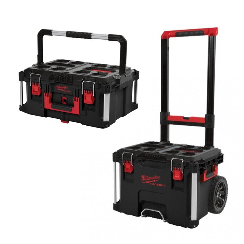 Milwaukee 4932464078 PACKOUT Trolley Case & 4932464079 PACKOUT Toolbox – Large — buy online Australia