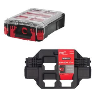 Milwaukee 4932464083 PACKOUT Compact Organizer & 4932498648 Packout Side Mount Mounting Plate — buy online Australia