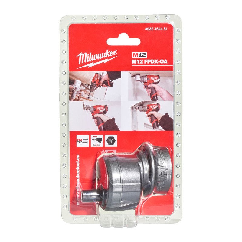 Milwaukee 4932464481 M12FPDX-OA Offset Attachment 1/4″ Hex — buy online Australia