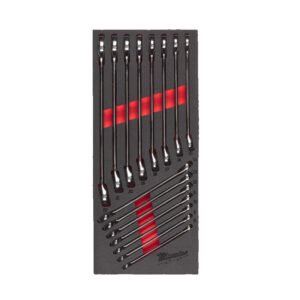 Milwaukee 4932479827 Max Bite Combination Spanner Set Foam Insert — buy online Australia